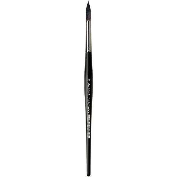 Da Vinci CASANEO Brush, Extra Soft Synthetic, Watercolor & Acrylic, Round, Series 5598, Size 10 VA-5598_10 - main