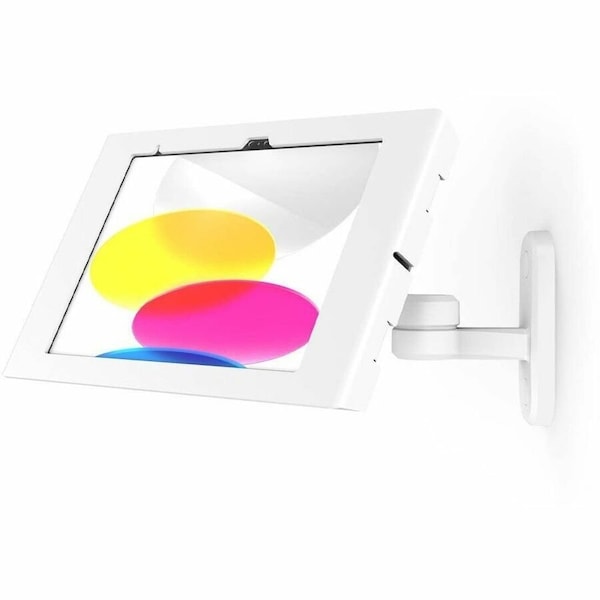 Compulocks IPAD 10TH-11TH (A16) GEN, APEX ENCLOSURE SWING WALL MOUNT - WHITE 827W209APXW - main