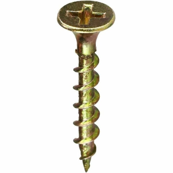 Dottie Drywall Screw, #6 x 2-1/4 in, Carbon Steel, Flat Head Phillips Drive, 100 PK WR6214 - main