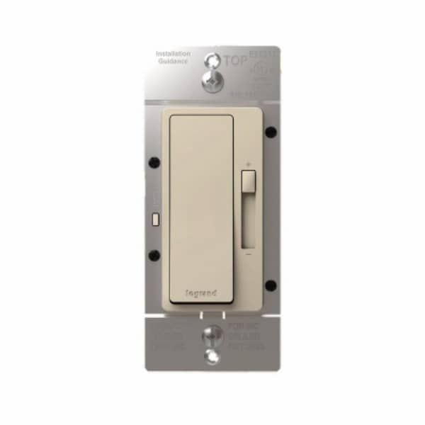 Legrand radiant Series RHL153PLA Advanced Dimmer, 1.25 A, 120 V, 150 W, CFL, Incandescent, LED Lamp, 3-Way RHL153PLACC4 - main