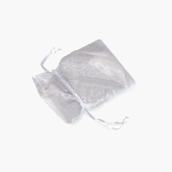 Nashville Wraps White Organza Favor Bags, 2x2.5, 10PK B01801 - main