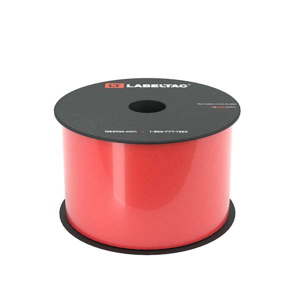 Labeltac Safety Grade Reflective Label Supply 3in x 75ft LT4/LTPX, Red LT304SGRF - main