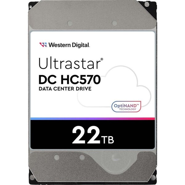 Western Digital HGST Ultrastar DC HC570 WUH722222AL5204 22 TB Hard Drive - 3.5" Internal - SAS (12Gb/s SAS) 0F48052 - main