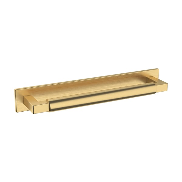 Baldwin Cabinet Backplates Lifetime Satin Brass 4927044 - main