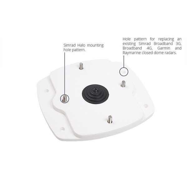 Seaview Direct Mount Adapter Plate For Simrad Halo Radars SEAVIEW/ADAHALO2 - main