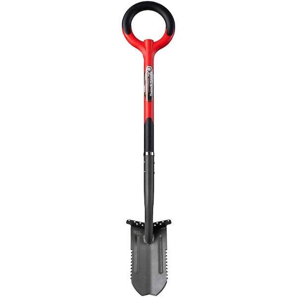 Radius Garden Root Slayer Trench Spade Shovel, 42 in L, Carbon Steel 23711 - main