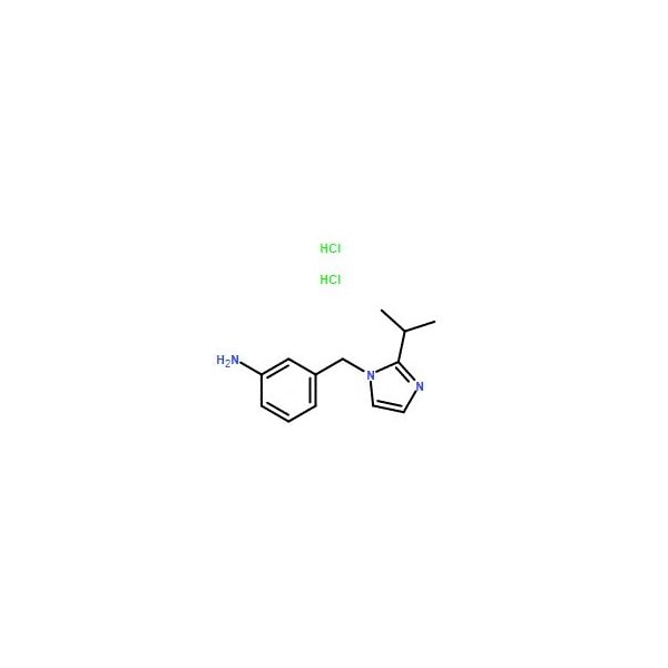 Ak Scientific (3-((2-Isopropyl-1H-Imidazol-1-yl) Methyl)Phenyl) Amine Dihydrochloride (1g), CAS 1211449-75-0 X9472-1g - main
