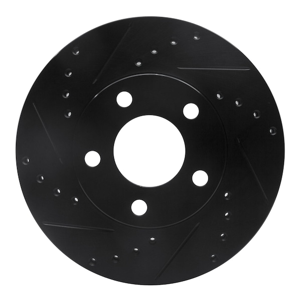 Dynamic Friction Co DFC Brake Rotor - Drilled and Slotted - Black 633-54033L - main