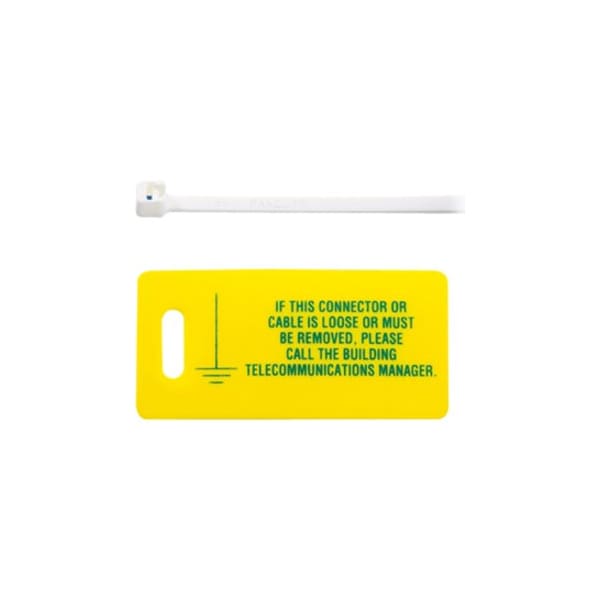 Panduit Rack Grounding Yellow Tag Kit, 10 tags & LTYK - main