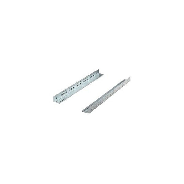 Rittal 19in Slide Rail Front To Back . 80 Kg Load Capacity Zinc Plated 5501410 - main