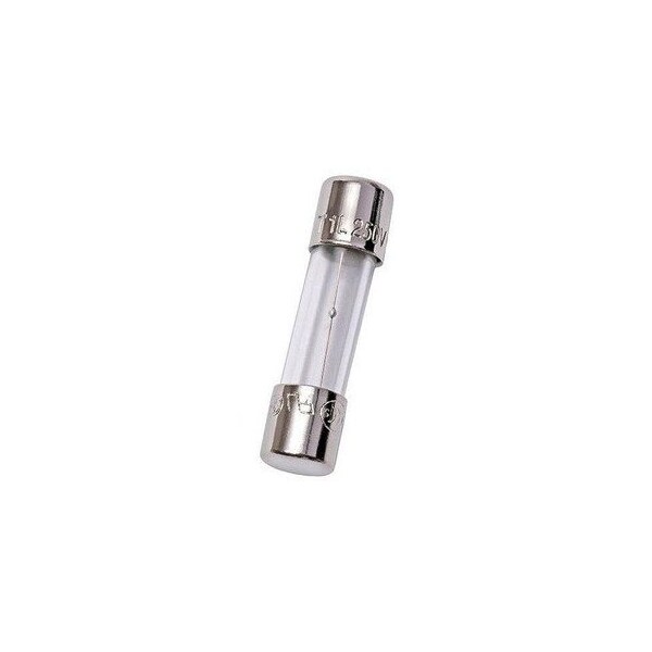 Mersen 0.2in x 0.79in, 250 VAC, 0.125 A, Ferrule Terminal, Time Delay, Glass Tube, Miniature Fuse, 5PK GDG1/8 - main