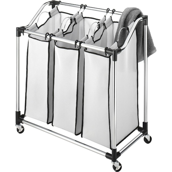 Whitmor Gray Duramesh Nylon Laundry Sorter 6862-3260 - main