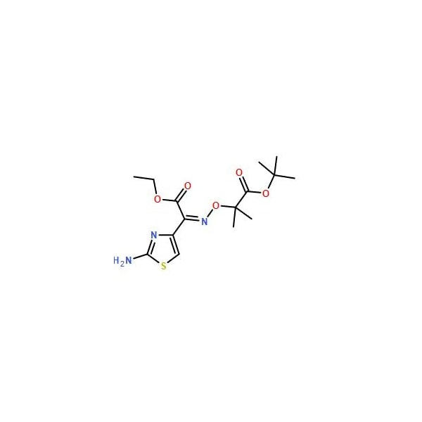 Ak Scientific Ethyl (Z)-2-(2-aminothiazol-4-yl)-2-(1-tert-butoxycarbonyl-1-methyl)ethoxyiminoacetate (5g), CAS 86 Q947-5g - main