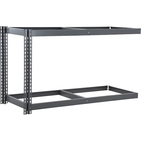 Global Industrial 2 Shelf, Heavy Duty Boltless Shelving, Add On, 72"W x 18"D x 36"H, No Deck B3171083 - main