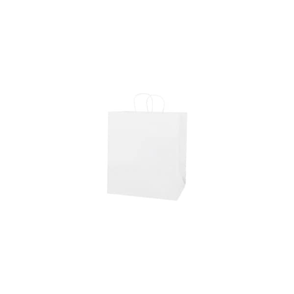 Bubblefast 200-14 1/2 x 9 x 16 1/4'' White Paper Shopping Bags, 200PK BFBGS107W - main