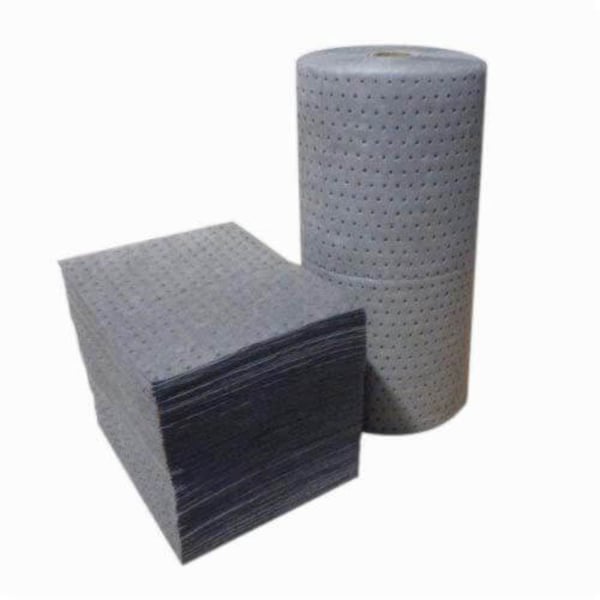 Meltblown Heavyweight Absorbent Pad, 3-Ply, 18 in L x 15 in W, 25.24 gal/bale Absorption, Fine Fiber GFMF100 - main