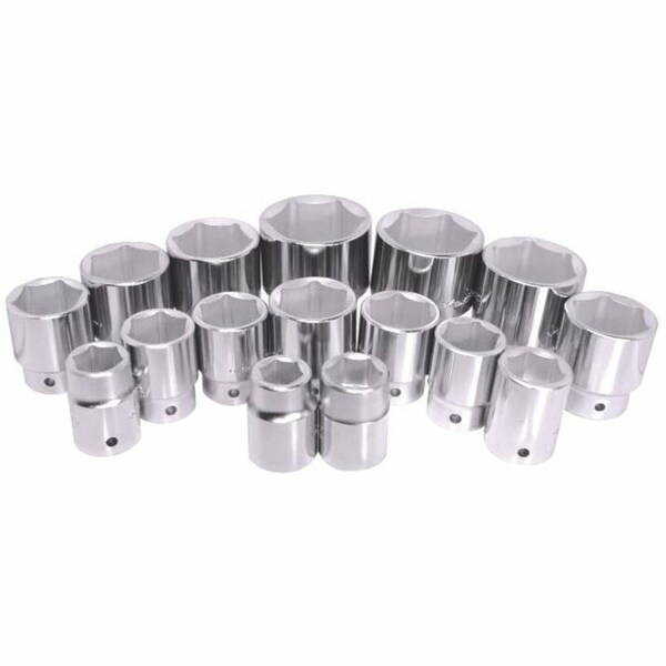 K-Tool International 3/4" Drive, 1-1/4" SAE Socket, 6 Points, Chrome, Stan, 6 pt., 3/4"Dr, 1-1/4 KTI-24140 - main
