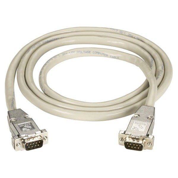 Black Box Black Box RS-232 Shielded Serial Cable, DB9 RS-232 Male to DB9 RS-232 Male, 50 ft EDN12H-0050-MM - main