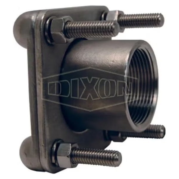 Dixon 1-1/2 in FNPT SS BOLTED BULKHEAD FTG 64253 - main