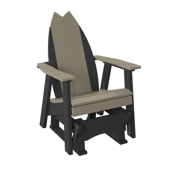 Polybird SURFBOARD TAIL 2' GLIDER WEATHERWOOD AND BLACK POLYBIRD P84 - main