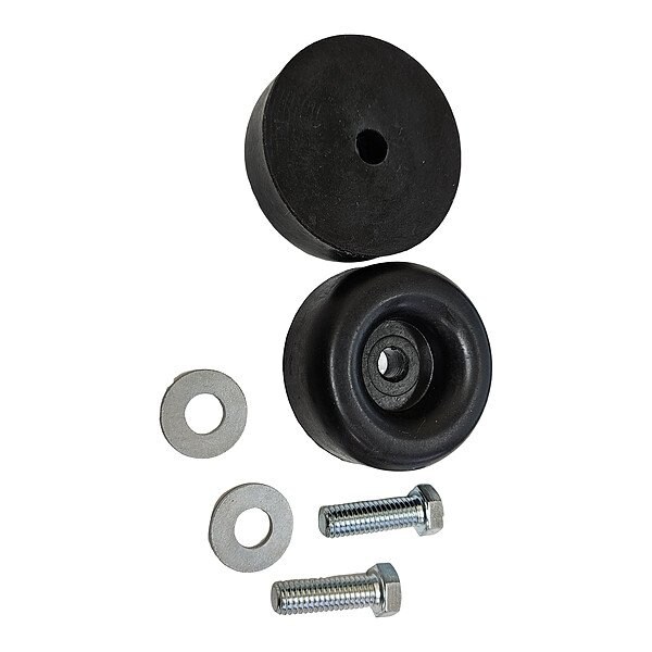 Jarke 1 in H Rubber Rubber Pads For Rolling Steel Ladders RB - main