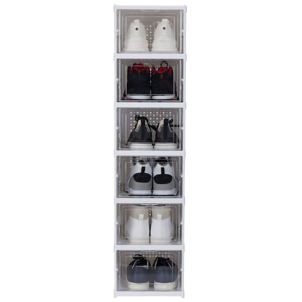 Organize It All Collapsible 6 Pair Shoe Organizer 27313 - main