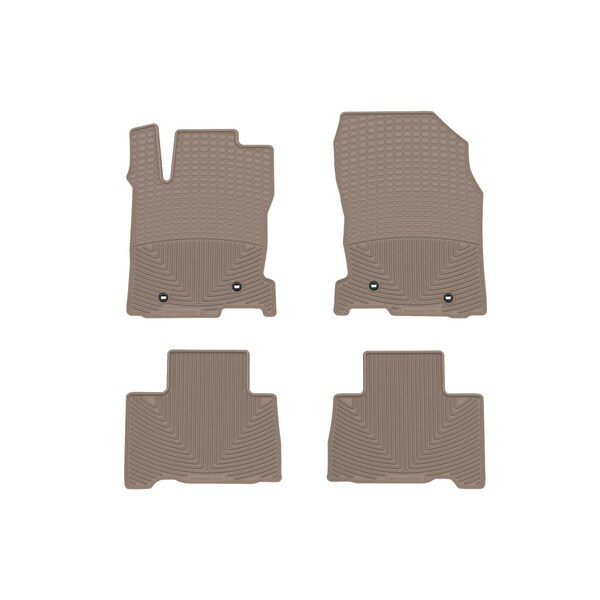 Weathertech Tan, Front and Rear All Weather Floor Mats W440TN-W441TN - main