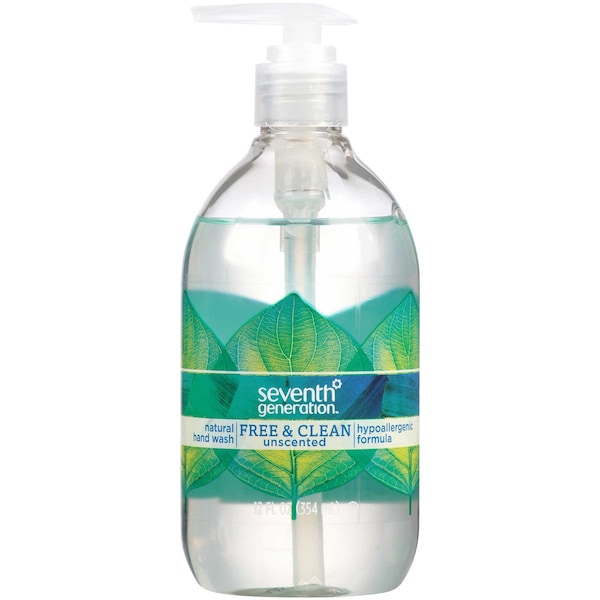 Seventh Generation Free and Clean Hand Washing Cleaner, 354 mL, 8PK 22930 - main