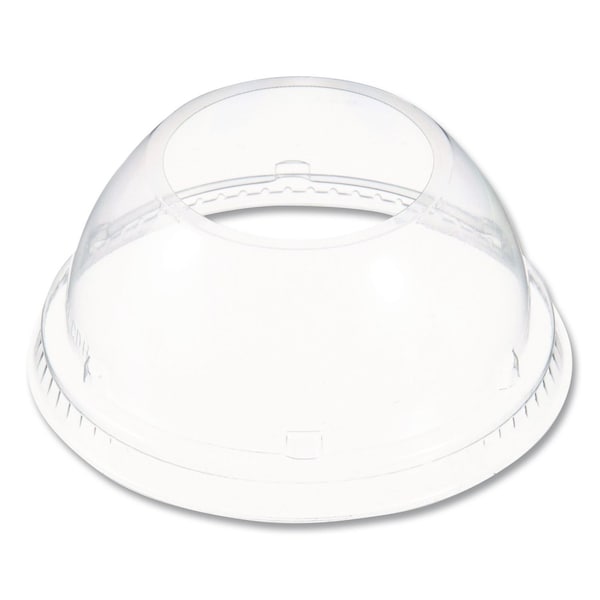 Dart Dome-Top Sundae/Cold Cup Lids, Fits 12 oz to 24 oz Cold Cups, Plastic, Clear, 1000PK 16LCDHX - main