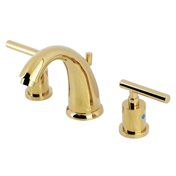 Kingston Brass Widespread Bathroom Faucet with Pop-Up Drain, Polished Brass KB8982CML - main