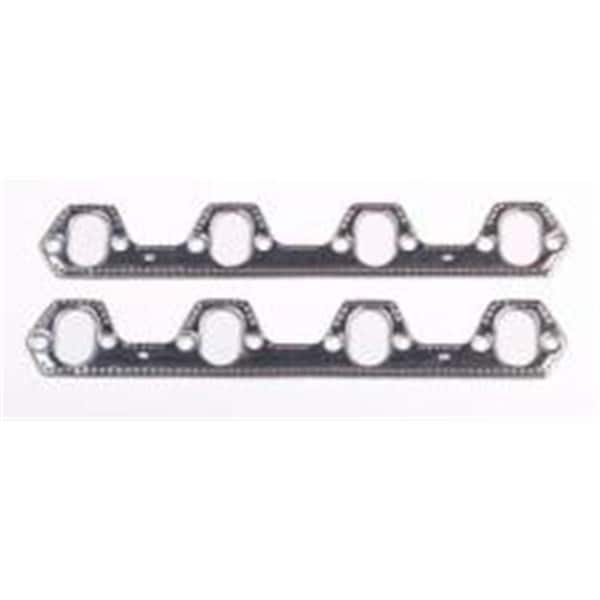 Percys High Performance 1.5 x 1.12 in. Oval, Round Seal-4-Good Header Gaskets for Small Block Ford 221-302 PYS66018 - main