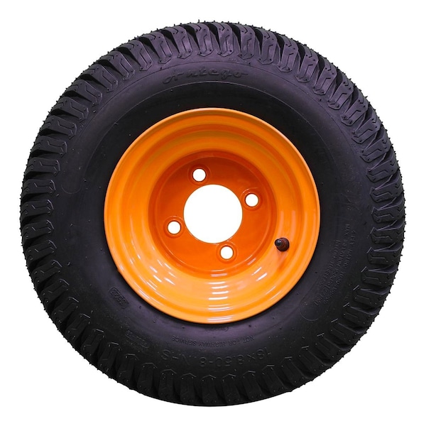 Antego 18 x 8.5-8 in Lawn Mower Tire, Cats Eye Gold, 4 PK A870050530304188508 - main