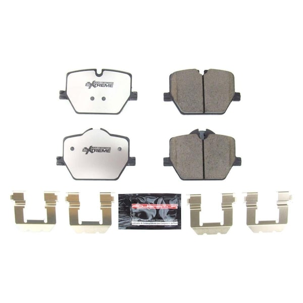 Powerstop Rear Z26 Extreme Street Brake Pads with Hardware for 2019 BMW 330I Z26-2220 - main