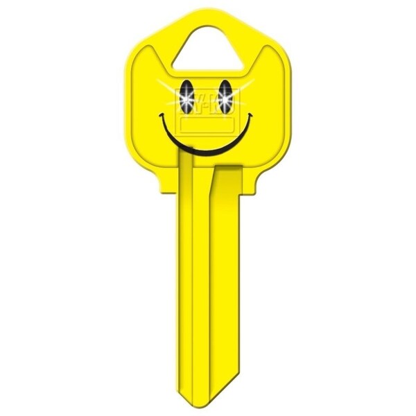 Hy-Ko Key Blank, Brass, Nickel, For: Kwikset KW1 Keyways 16005KW1-16 - main
