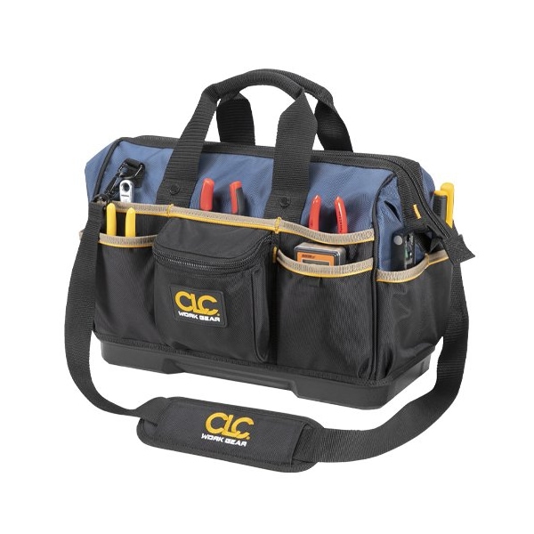 Clc Work Gear Tool Bag, Black, Ballistic Polyester, 23 Pockets PB1563 - main