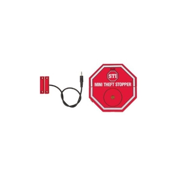 Safety Technology International Protective Cabinet, ABS, Surface Mount, 3 1/2 in W x 3 1/2 in H x 1 in D, Red STI-6254 - main