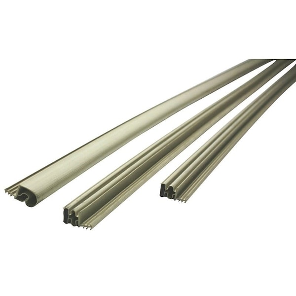 M-D Building Products 0 Weatherstrip Set, 34 in W, 12 in Thick, 81 in L, Vinyl, Beige 1610 - main