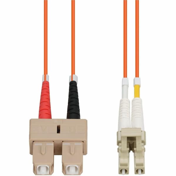Add-On Addon 2M Sc (Male) To Lc (Male) Orange Om2 Duplex Riser Fiber Patch ADD-SC-LC-2M5OM2 - main