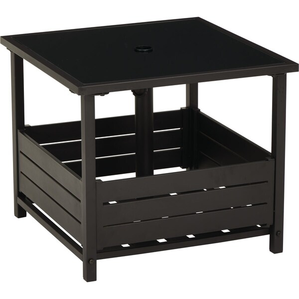 Outdoor Expressions 3-Piece Chat Set with Umbrella & PFAS-Free Fabric 824485 - main