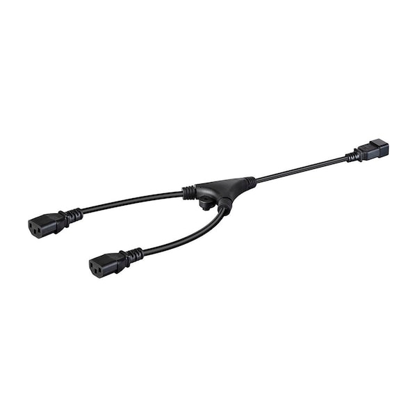Monoprice Heavy Duty Splitter Power Cord - IEC 60320 C20 to 2x IEC 60320 C13_ 14 35118 - main