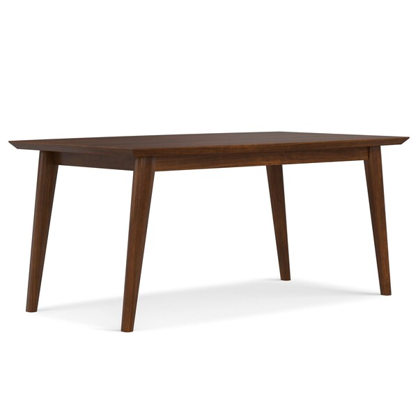 Homeroots 66" Walnut Wood Dining Table 640719 - main