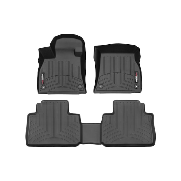 Weathertech Black, Front and Rear Floorliners 441562-1-3 - main