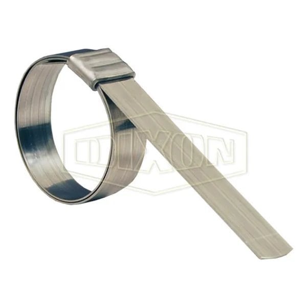 Dixon Roll-Over Smooth Band Clamp, 1 ID x 0.025 in Thick, 201 SS, Domestic JS243 - main