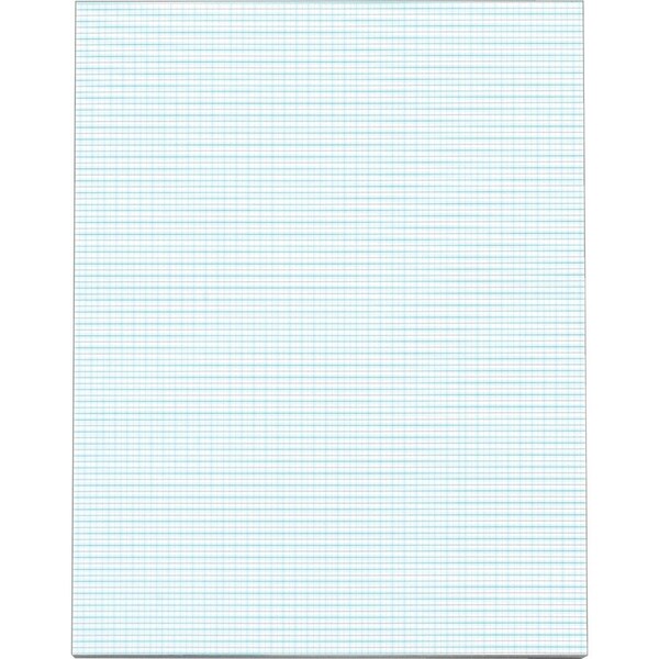Tops Business Forms TOPS, QUADRILLE PADS, 10 SQ/IN QUADRILLE RULE, 8.5 X 11, WHITE, 50PK 33101 - main
