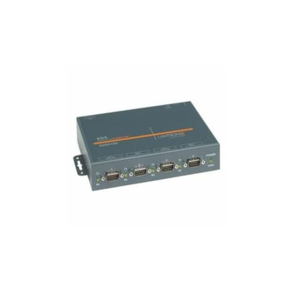 Lantronix EDS4100 4-Port Device Server with PoE - 4 x DB-9 , 1 x RJ-45 ED41000P2-01 - main