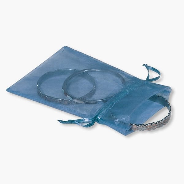 Nashville Wraps Navy Blue Organza Favor Bags, 4x6, 10PK B00123 - main