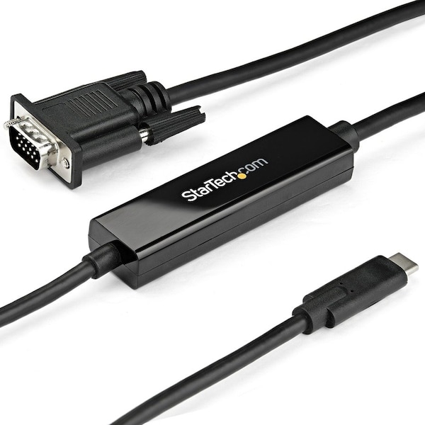 Startech.Com 3ft USB C to VGA Cable Video Adapter CDP2VGAMM1MB - main