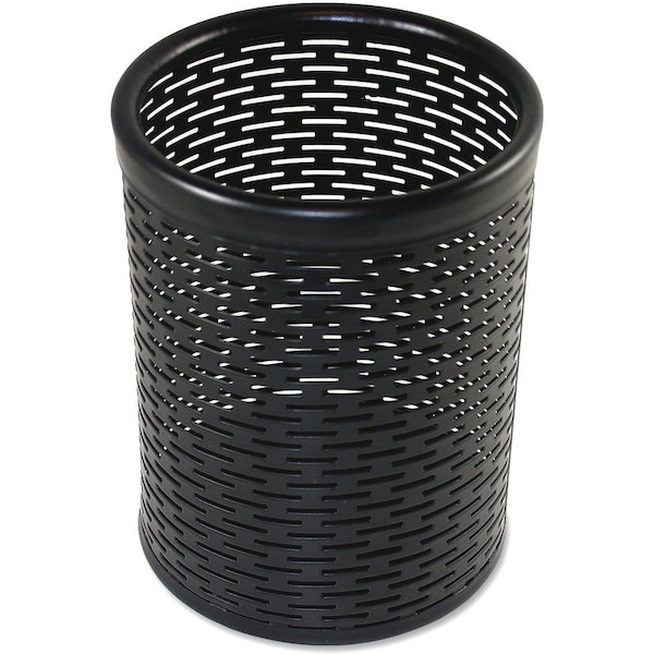 Artistic Urban Collection Punched Metal Pencil Cup, Black AOPART20005 - main