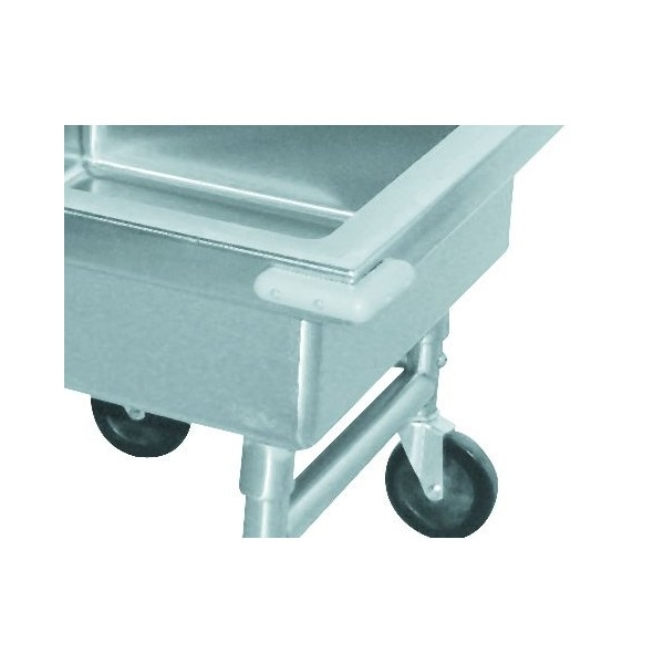 Advance Tabco Corner Bumpers, for mobile, silver soak sinks & mobile mixer stands set of 4 9-SS-2 - main