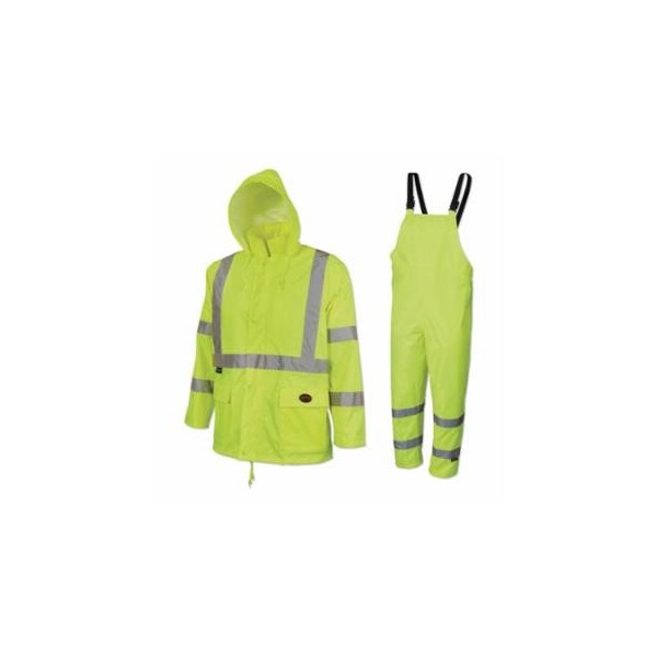 Pioneer 5618U/5619U 2-Piece HV 150D Oxford Poly/PVC Waterproof Suit, 2X-Large, Y/G 852-V1080360U-2XL - main